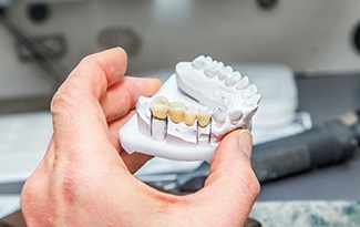 Woman smiling in the dental chair